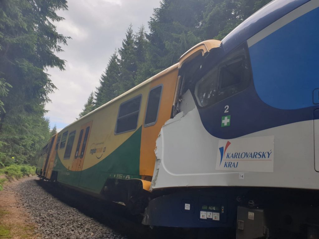 Two Dead And 24 Injured in Train Collision in Karlovy Vary Two Dead And 24 Injured in Train Collision in Karlovy Vary