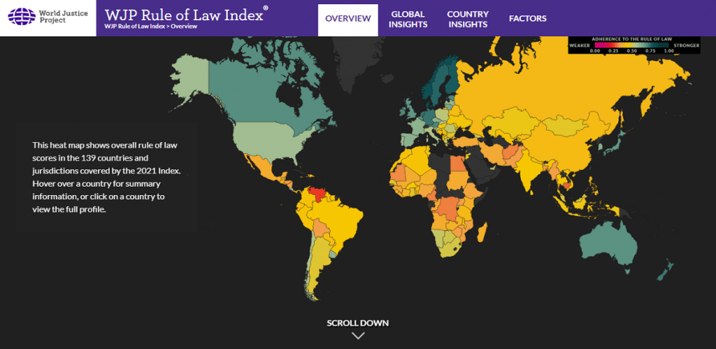 Czech Republic Ranks 22 of 139 In The “Rule Of Law” Ranking Czech Republic Ranks 22 of 139 In The “Rule Of Law” Ranking